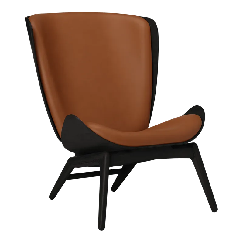 The Reader | lænestol by UMAGE in Black Oak, Cognac – product photo