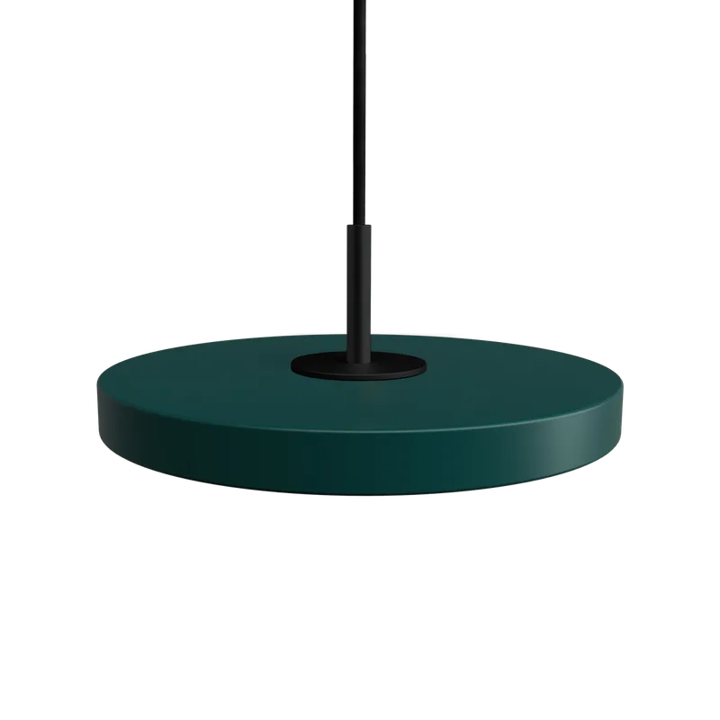 Asteria Micro | pendellampe de UMAGE en Forest Green, Black Top – photo du produit