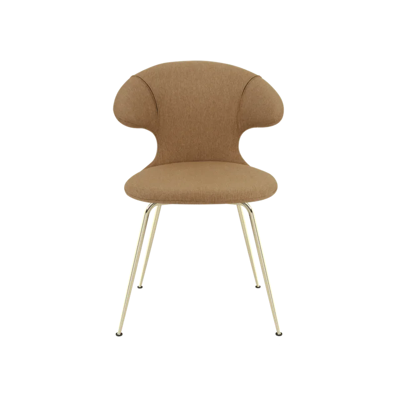 Time Flies | stol van UMAGE in Sugar Brown, Brass – productfoto