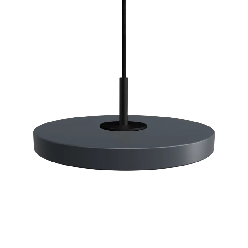 Asteria Micro | pendellampe by UMAGE in Anthracite Grey, Black Top – product photo