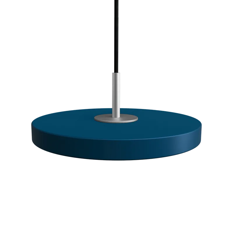 Asteria Micro | pendellampe de UMAGE en Petrol Blue, Steel Top – photo du produit
