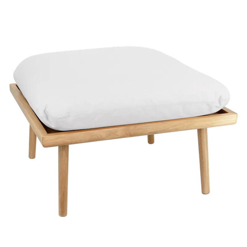 Lounge Around Shuffle | puf von UMAGE in Oak, Sterling – Produktfoto