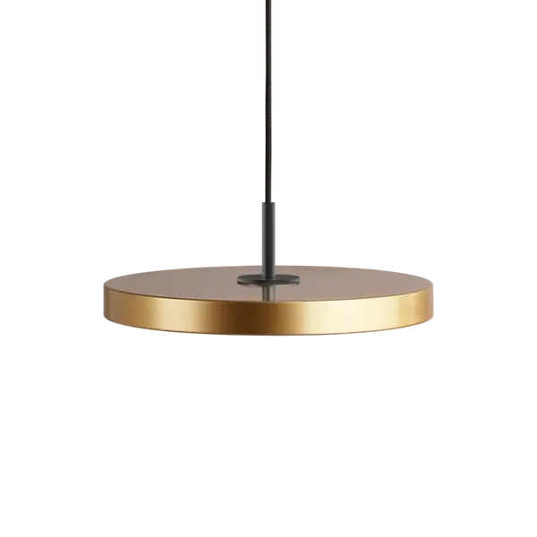Asteria | pendellampe van UMAGE in Brass, Black Top, Mini – productfoto