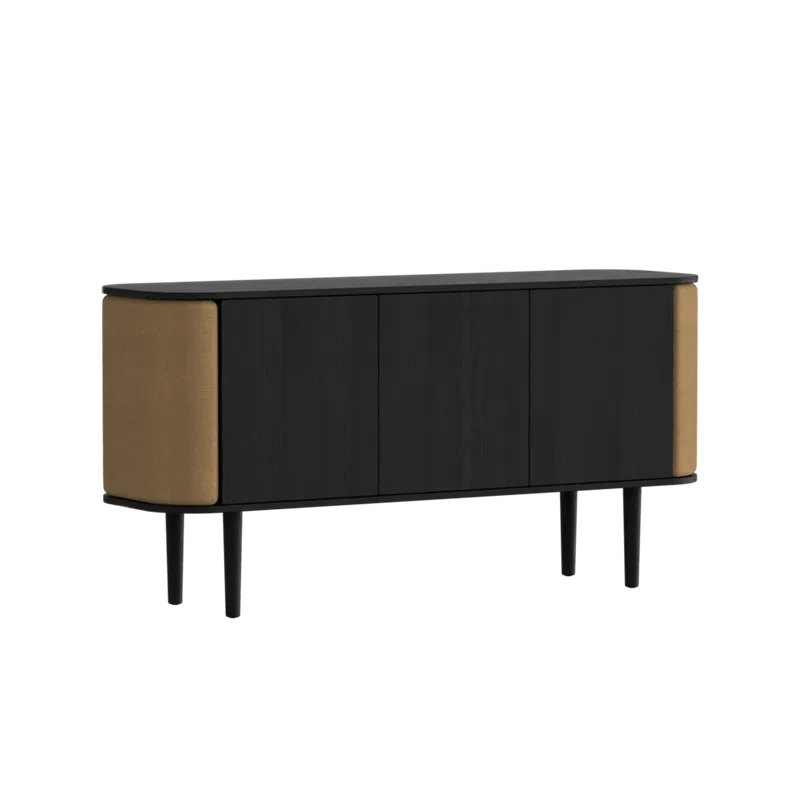 Treasures | 3-dørs skab by UMAGE in Black Oak, Sugar Brown – product photo