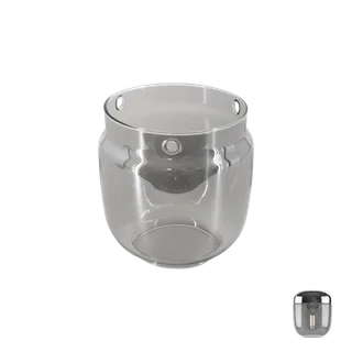 Acorn Glass | reservedel by UMAGE in Smoked Steel – product photo 2 of 2