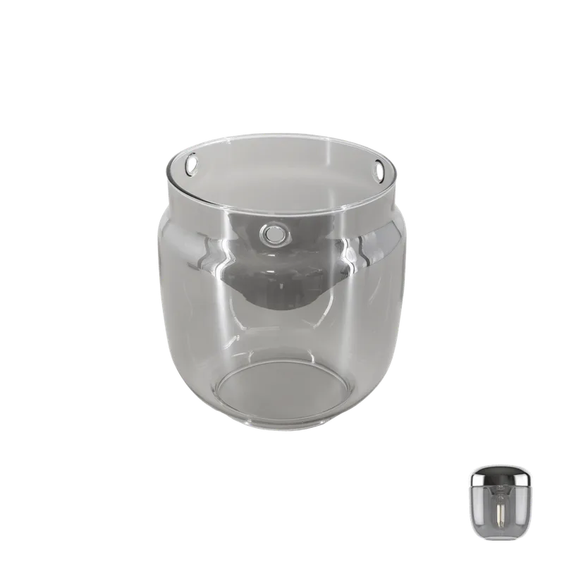 Acorn Glass | reservedel by UMAGE in Smoked Steel – product photo 2 of 2
