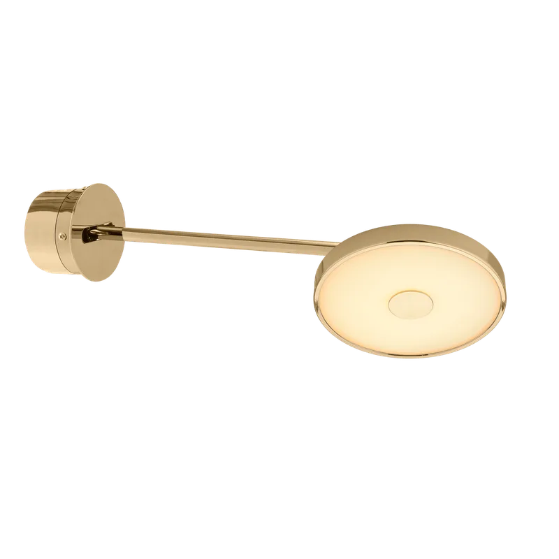 Asteria Long Monochrome | wall lamp by UMAGE in Polished Brass, Hardwired – product photo