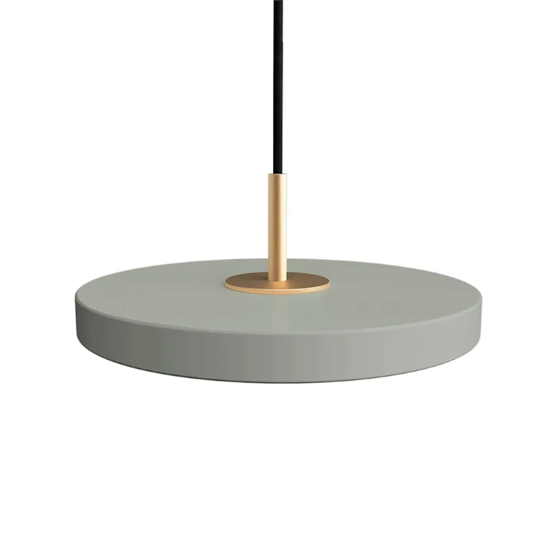 Asteria Micro | pendellampe by UMAGE in Nuance Olive, Brass Top – product photo