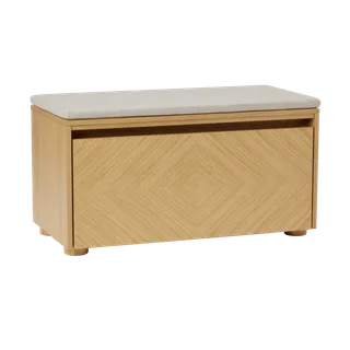 Hideaway | bænk by UMAGE in Grid door, White Sands – product photo 2 of 2