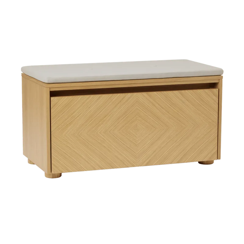 Hideaway | bænk by UMAGE in Grid door, White Sands – product photo 2 of 2