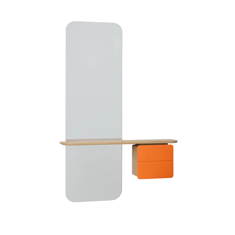 One More Look | Spejl by UMAGE in Oak, Nuance Orange – product photo