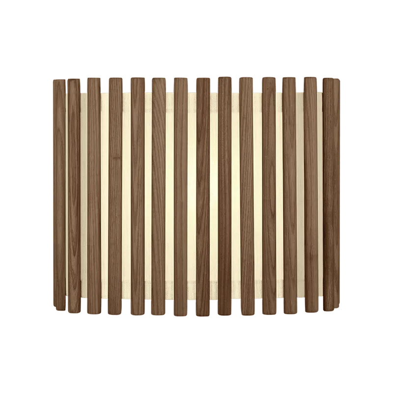 Komorebi Rectangular | lampeskærm by UMAGE in Dark Oak, Medium – product photo
