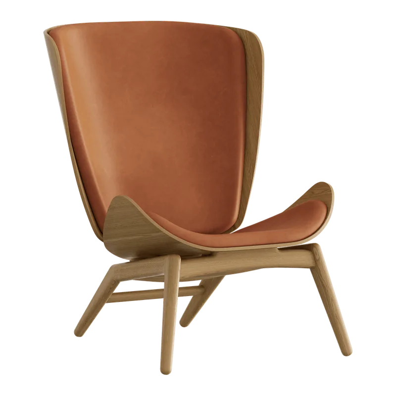 The Reader | lænestol by UMAGE in Oak, Dunes Rust – product photo