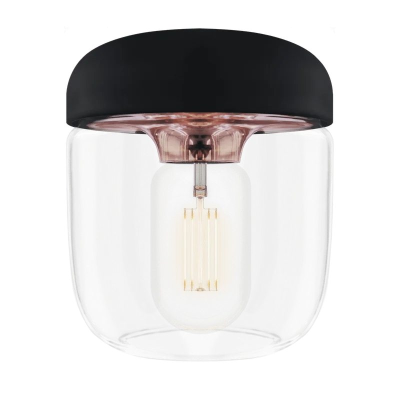 Acorn | lampeskærm by UMAGE in Black/Polished copper – product photo