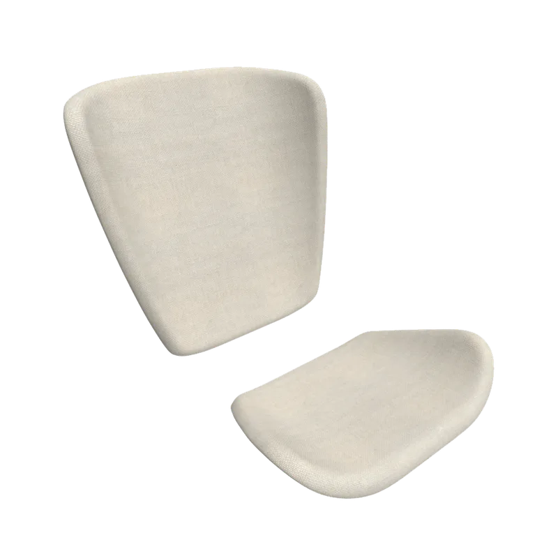 The Reader Upholstery wing chair | reservedel van UMAGE in White Sands – productfoto
