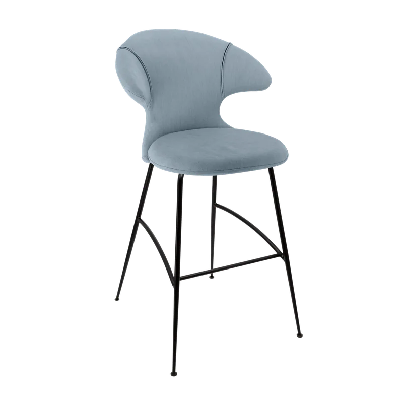 Time Flies | barstol by UMAGE in Bright Skies, Black – product photo