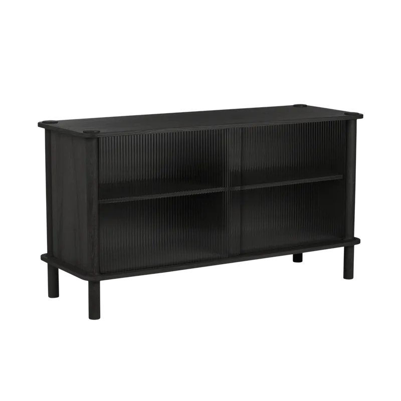 Italic | skab by UMAGE in Black Oak, Glass – product photo