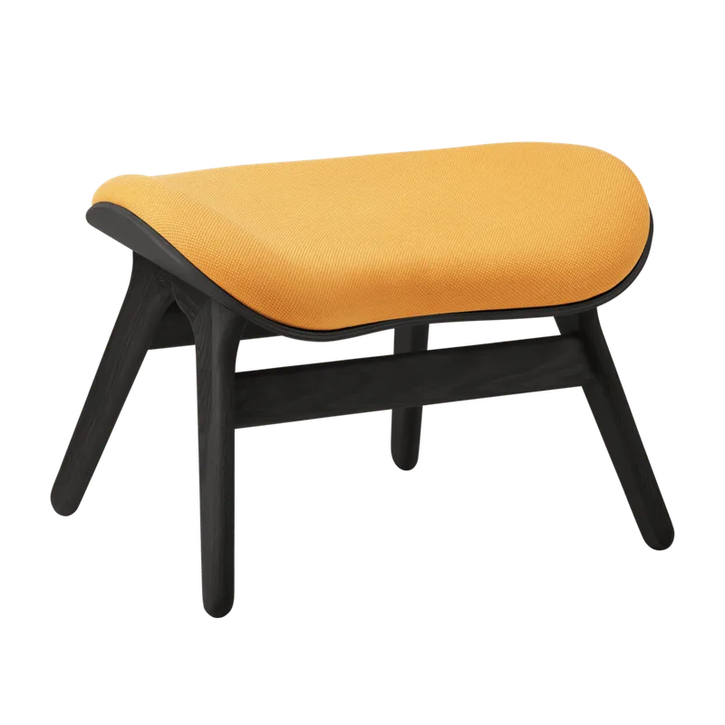 A Conversation Piece | ottoman van UMAGE in Black Oak, Tangerine – productfoto