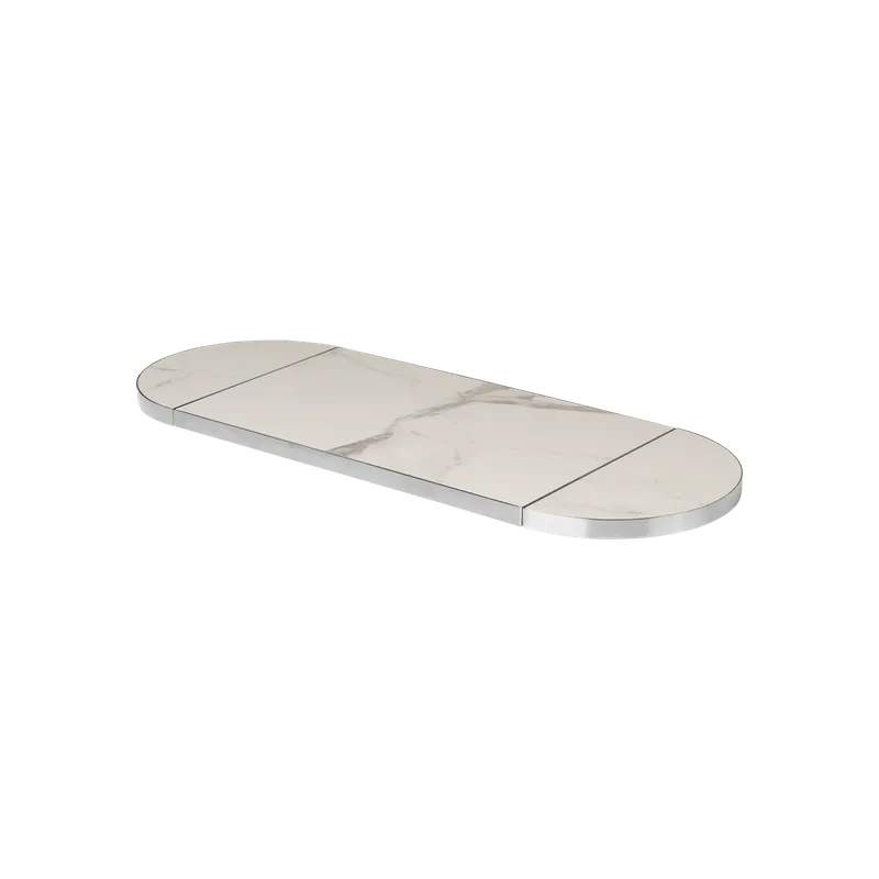 Comfort Circle | keramiske toppe van UMAGE in Bianco steel – productfoto