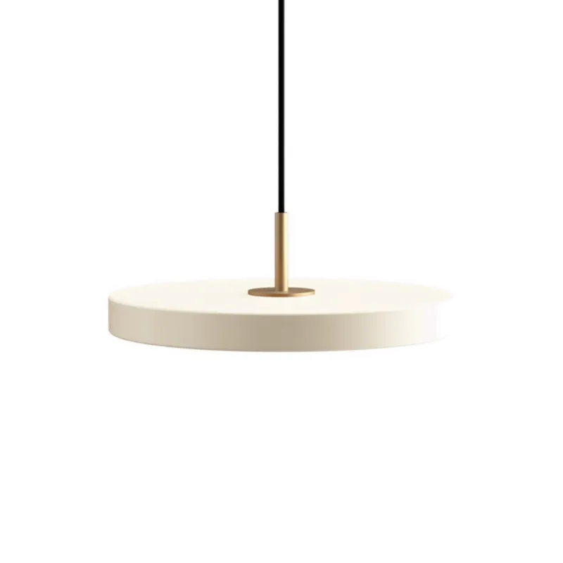 Asteria Plus | pendellampe van UMAGE in Pearl White, Brass Top, Mini – productfoto