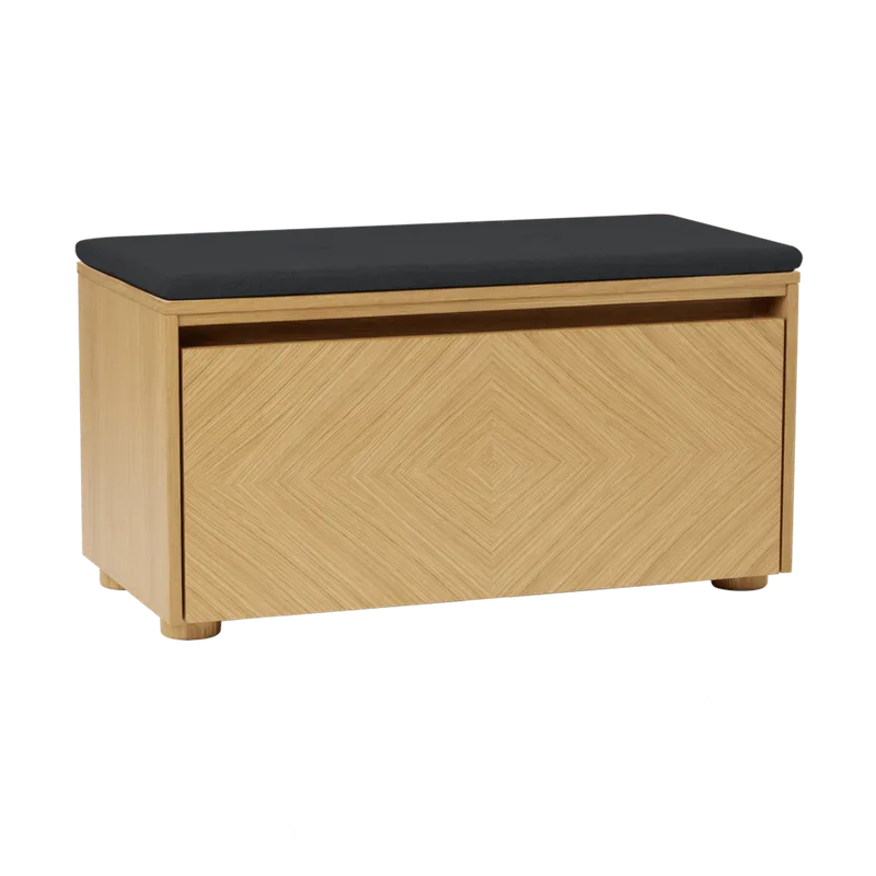 Hideaway | bænk by UMAGE in Grid door, Shadow – product photo 2 of 2