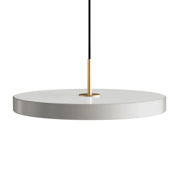 Asteria | pendellampe by UMAGE in Nuance Mist, Brass Top, Medium – product photo