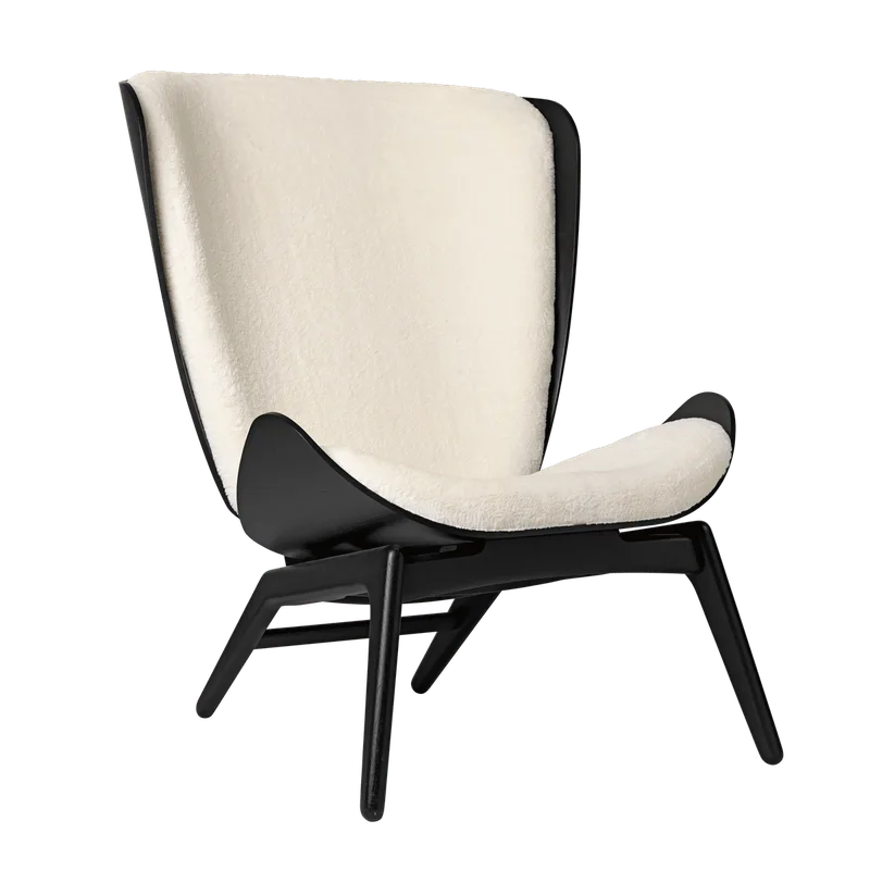 The Reader | lænestol by UMAGE in Black Oak, Teddy White – product photo