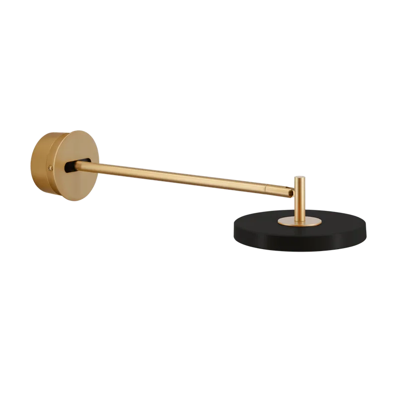 Asteria Long | wall lamp by UMAGE in Brass, Black, Hardwired – product photo