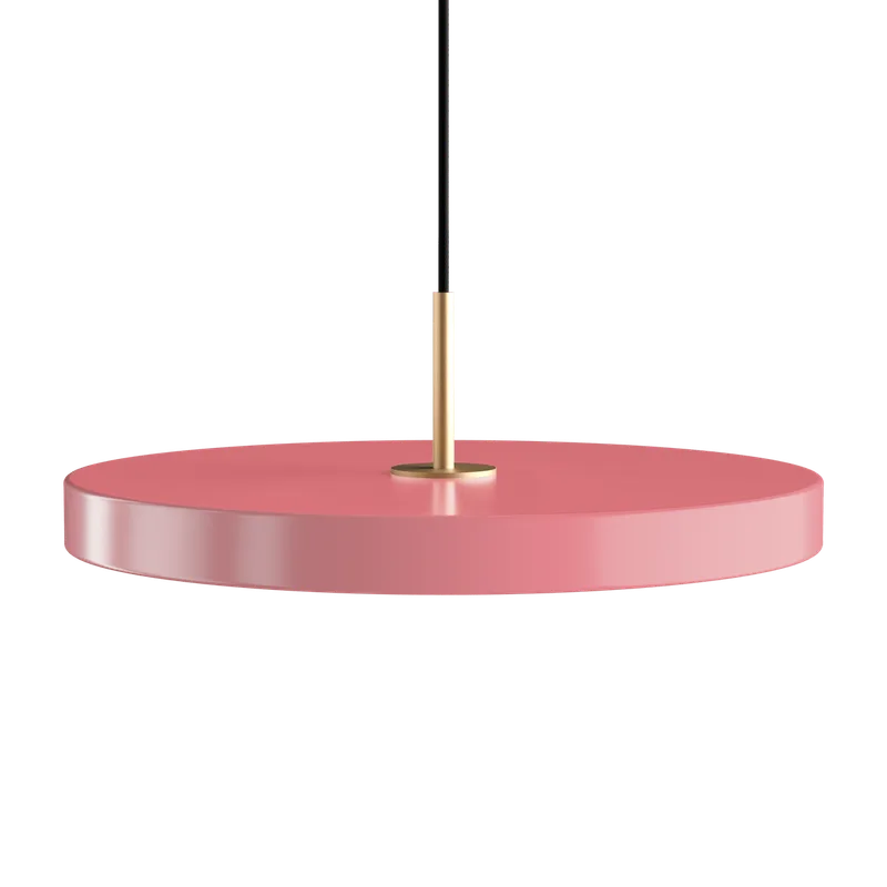 Asteria Plus | pendellampe by UMAGE in Nuance Rose, Brass Top, Medium – product photo