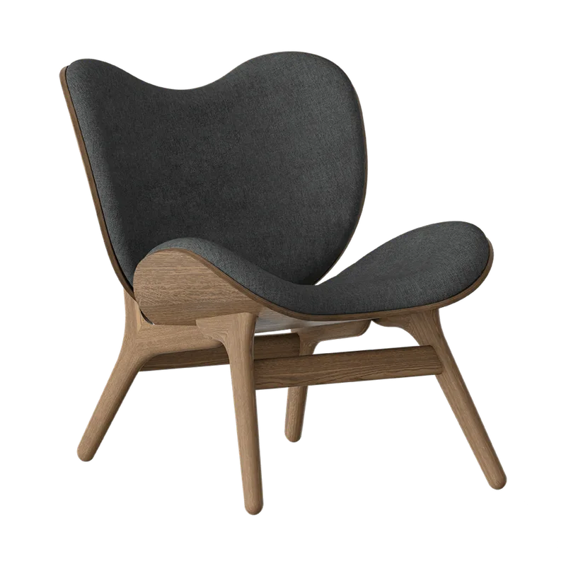 A Conversation Piece | loungestol, lav by UMAGE in Dark Oak, Shadow – product photo