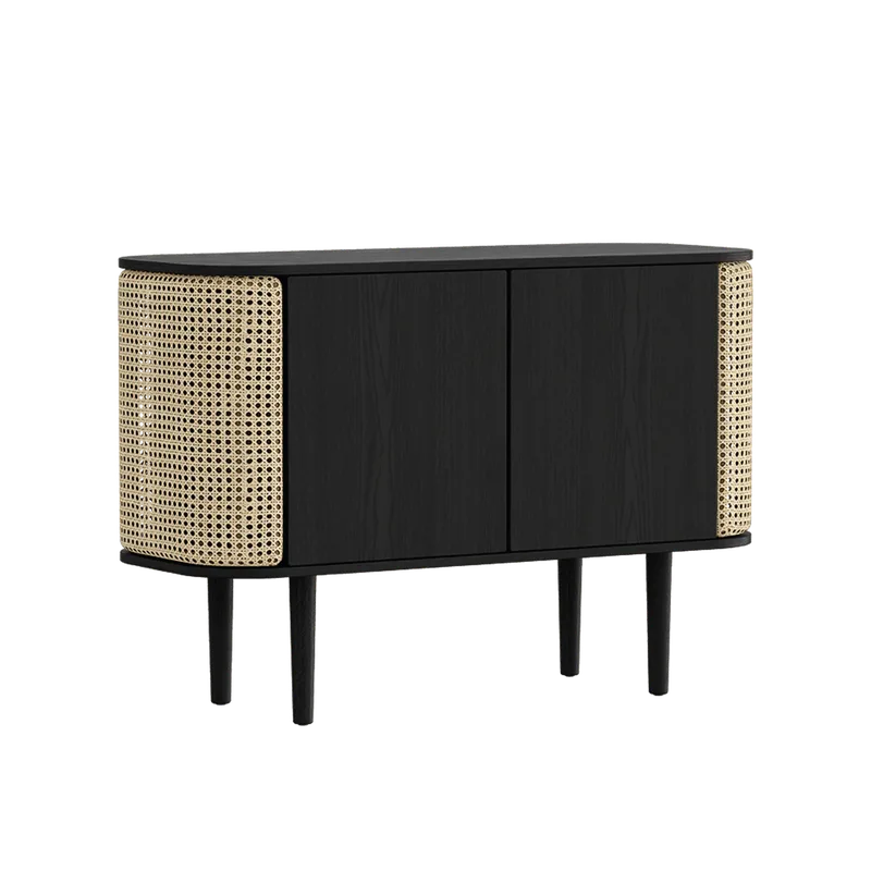 Treasures | 2-dørs skab by UMAGE in Black Oak, Venetian Cane – product photo