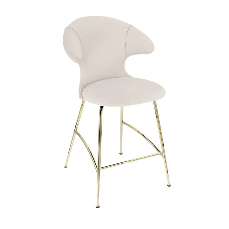 Time Flies | counterstol by UMAGE in White Sands, Brass – product photo