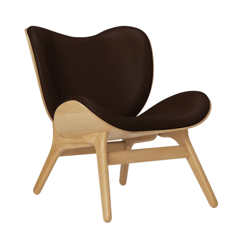 A Conversation Piece | loungestol, lav by UMAGE in Oak, Brown – product photo