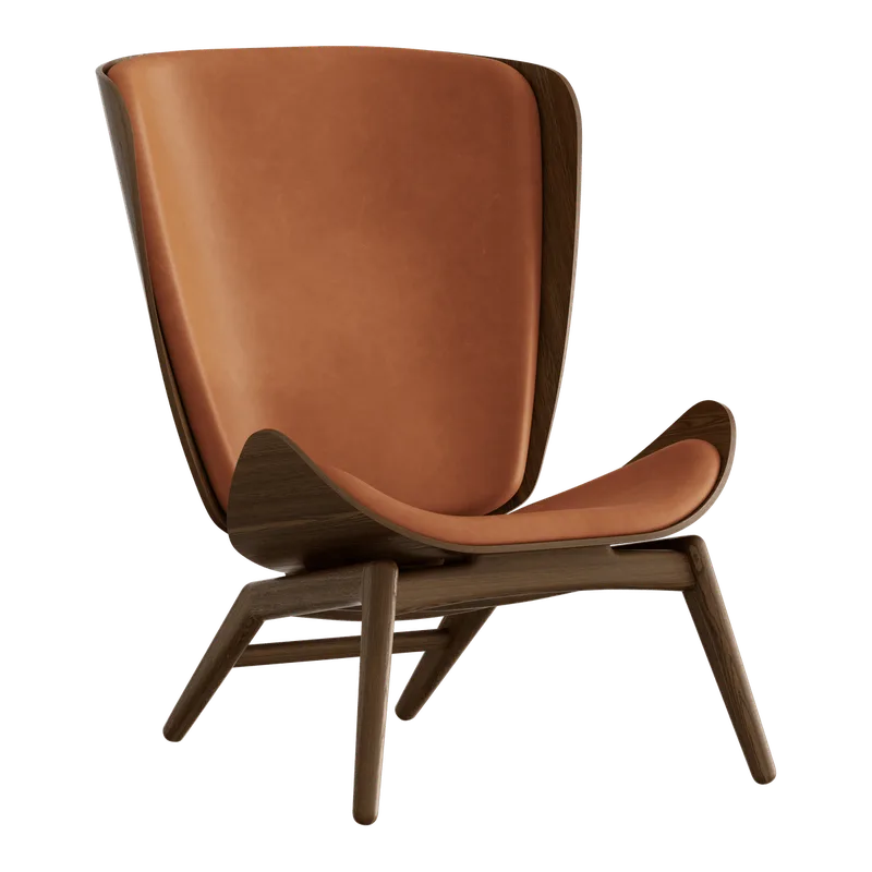 The Reader | lænestol van UMAGE in Dark Oak, Dunes Rust – productfoto