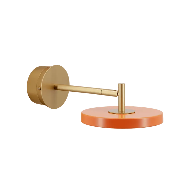 Asteria Short | væglampe de UMAGE en Brass, Nuance Orange, Hardwired – photo du produit