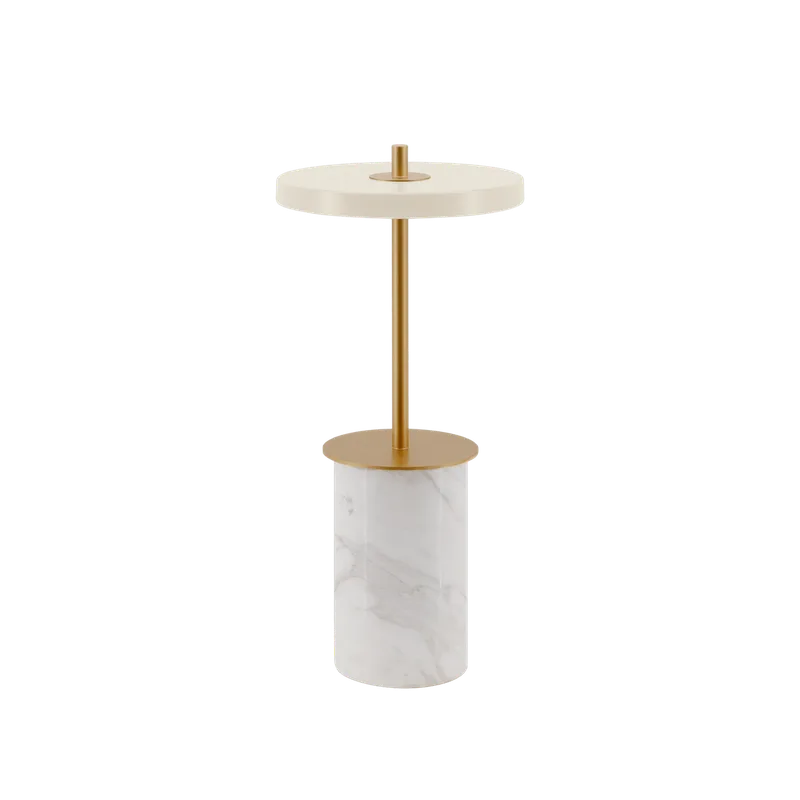 Asteria Move Mini | bærbar lampe by UMAGE in White Marble – product photo
