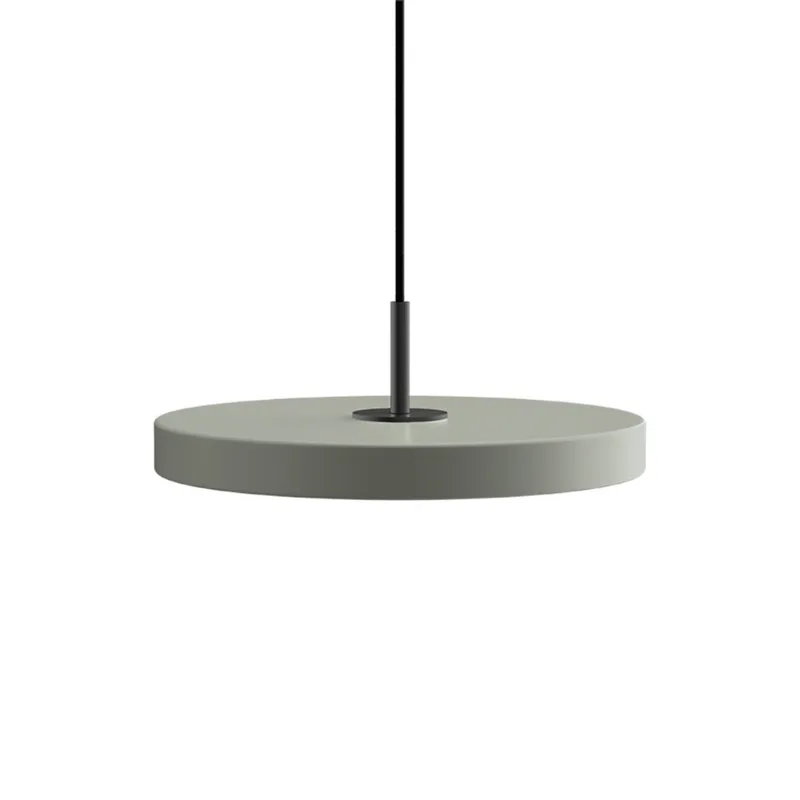 Asteria Plus | pendellampe by UMAGE in Nuance Olive, Black Top, Mini – product photo