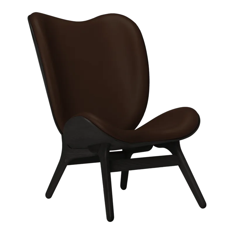 A Conversation Piece | loungestol, høj by UMAGE in Black Oak, Brown – product photo