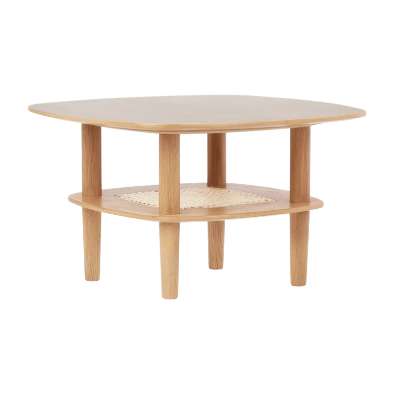 Together Smooth Square 60 | coffee table by UMAGE in Oak, Low – product photo