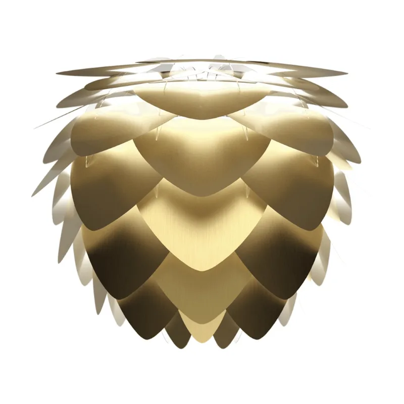 Aluvia | lampeskærm by UMAGE in Brushed Brass, Mini – product photo