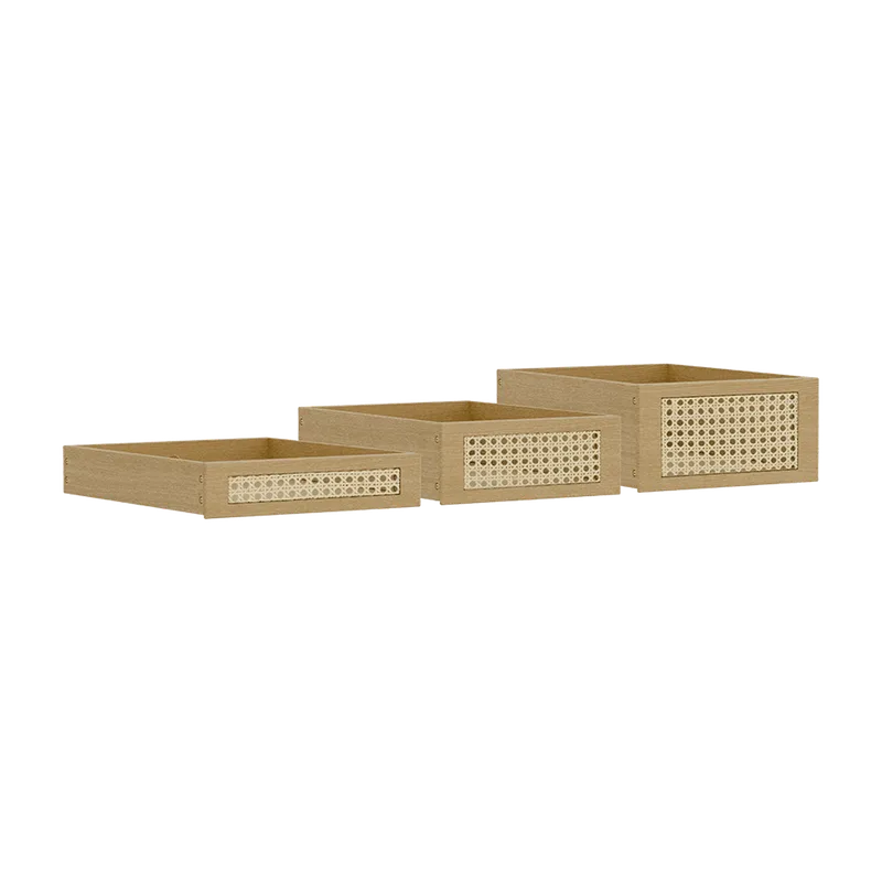 Trays Storage | reservedel de UMAGE en Oak, Venetian Cane – photo du produit 2 sur 2