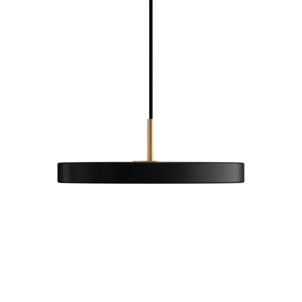 Asteria | pendellampe von UMAGE in Black, Brass Top, Mini – Produktfoto