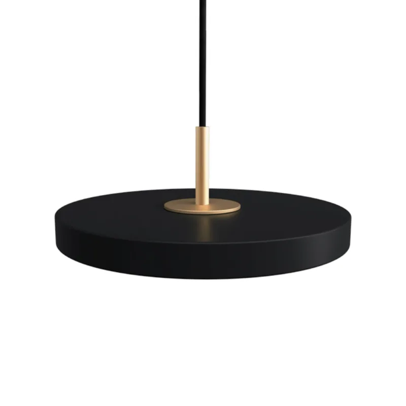 Asteria Micro | pendellampe de UMAGE en Black, Brass Top – photo du produit