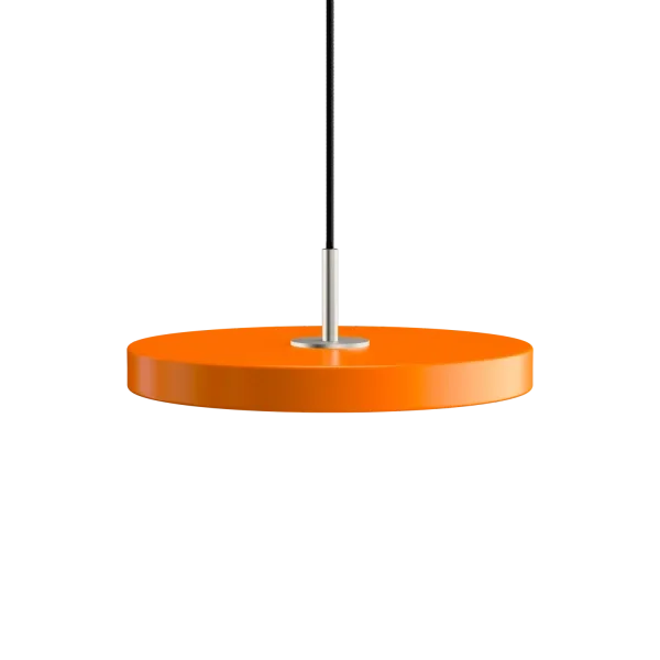 Asteria | pendellampe by UMAGE in Nuance Orange, Steel Top, Mini – product photo