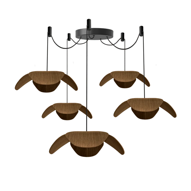 Forget Me Not cluster 5 | lampesæt by UMAGE in Dark oak, Large – product photo