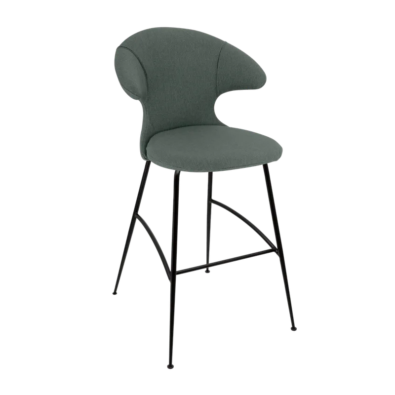 Time Flies | barstol by UMAGE in Morning Meadows, Black – product photo