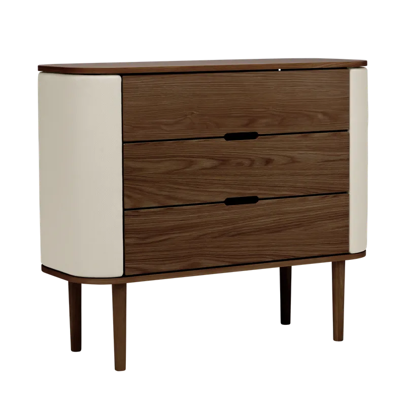 Treasures | kommode by UMAGE in Dark Oak, White Sands – product photo
