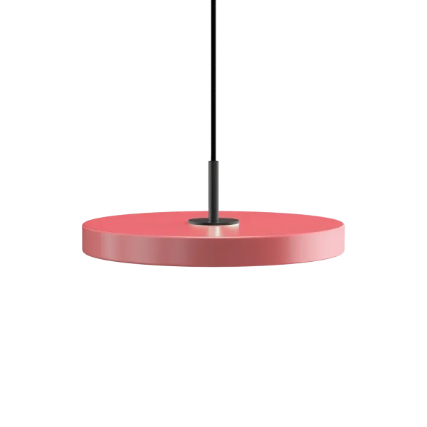Asteria | pendellampe by UMAGE in Nuance Rose, Black Top, Mini – product photo