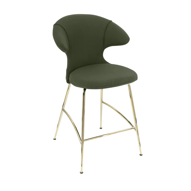 Time Flies | counterstol by UMAGE in Racing Green, Brass – product photo