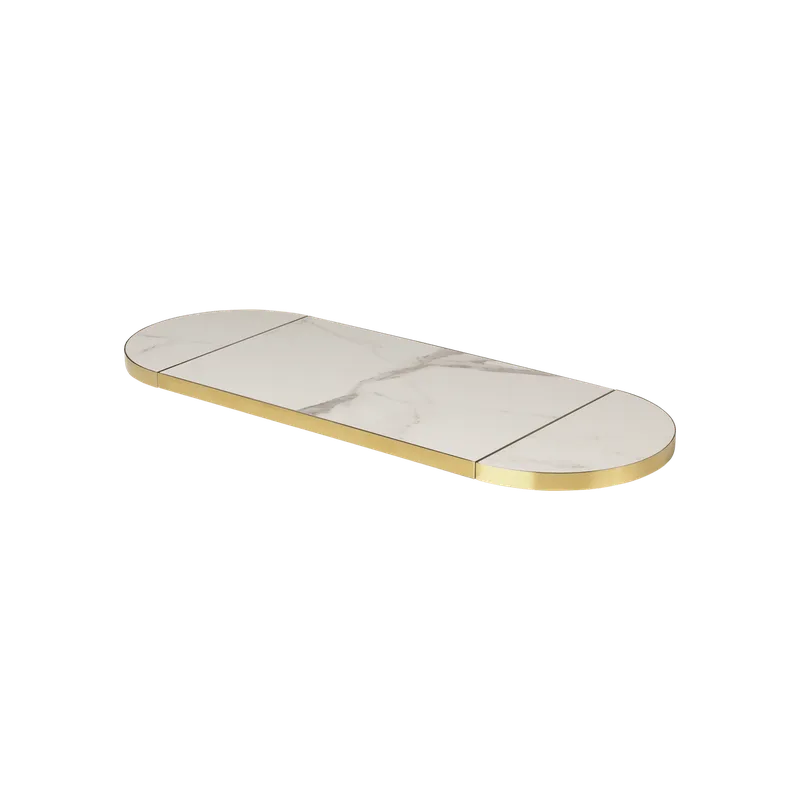 Comfort Circle | keramiske toppe van UMAGE in Bianco brass – productfoto